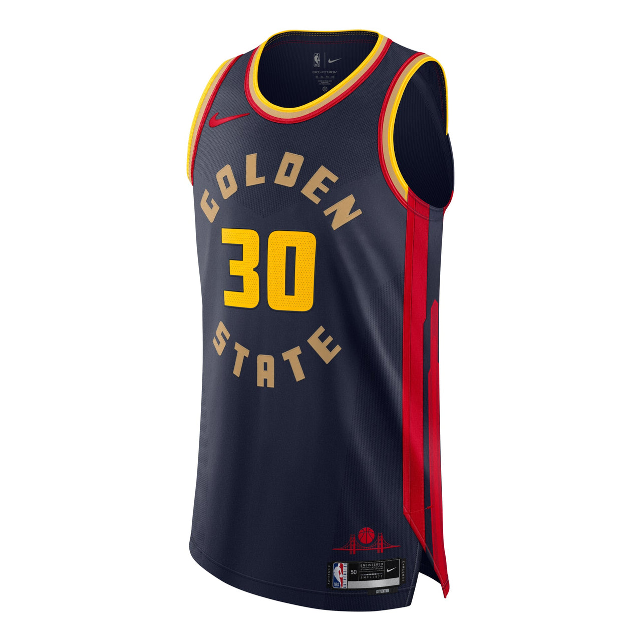 Nike NBA Golden State Warriors 2024/25 City Edition Authentic Jersey 'Stephen Curry' FQ4465-419