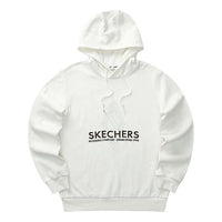 Skechers Diamond Series Letter Hoodied 'White Black' L423M171-0074