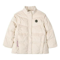 (GS) Skechers Detachable Down Jacket 'White Pink' P421G001