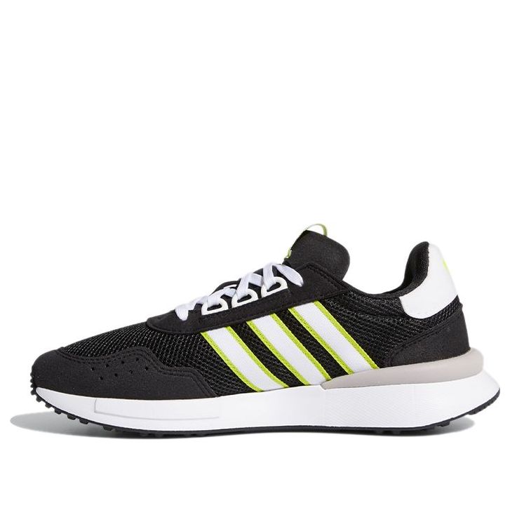 (GS) adidas originals Retroset J 'Black White Yellow' FW7847