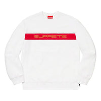 Supreme FW19 Week 10 Polartec Crewneck White SUP-FW19-917