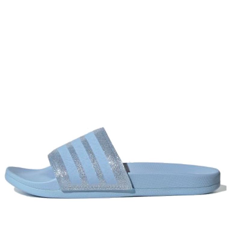 (WMNS) adidas Adilette Comfort Slides '3 Stripes Shimmer - Glow Blue' EE6817