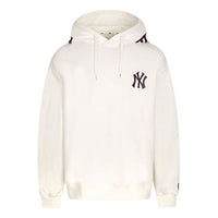MLB New York Yankees Large Logo Printing hooded Long Sleeves Unisex White 31HD06941-50I