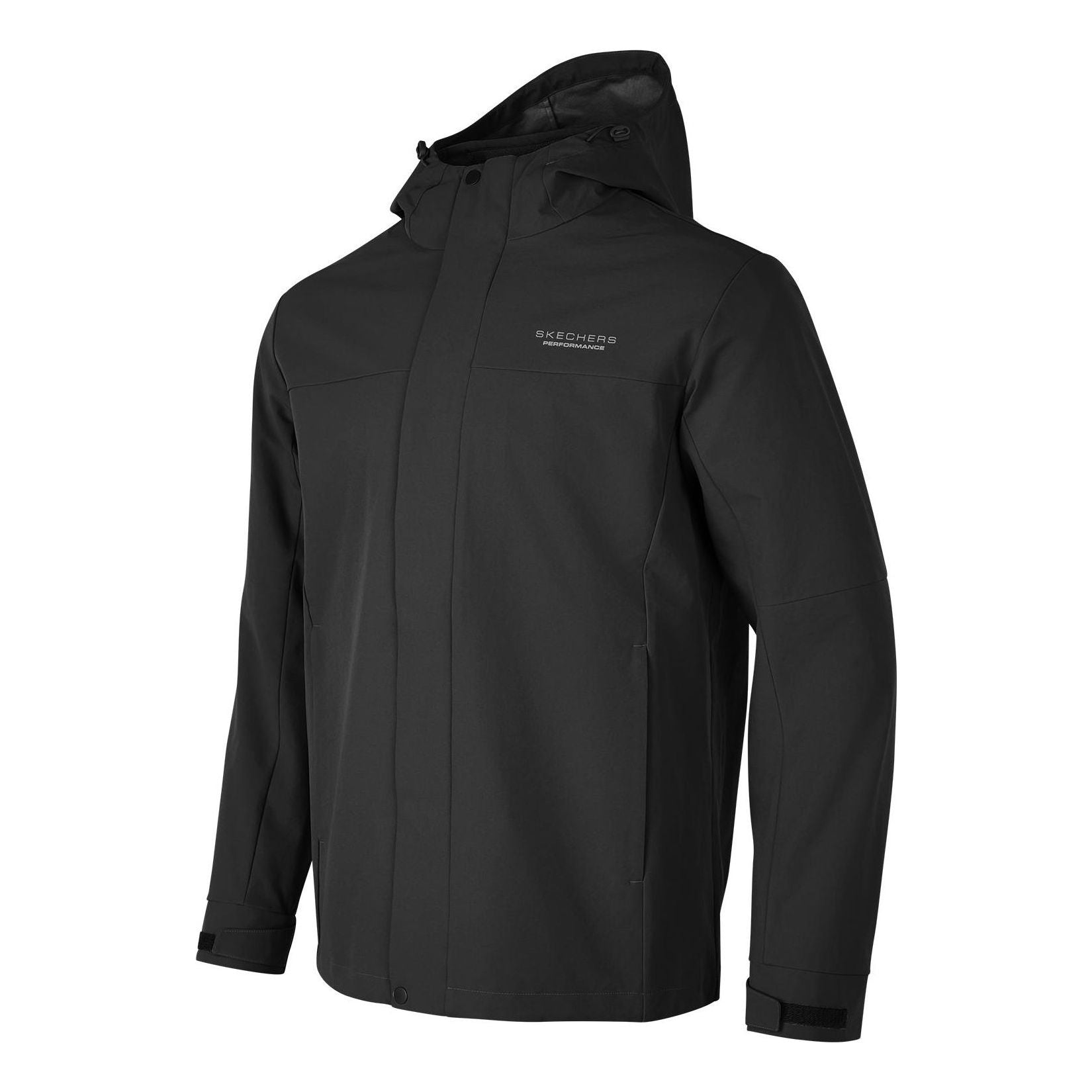 Skechers Solid Color Zipper 3-In-1 Jacket 'Black' P423M167-0018