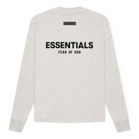 Fear of God Essentials SS22 Long Sleeves T-Shirt 'Light Oatmeal' FOG-SS22-414