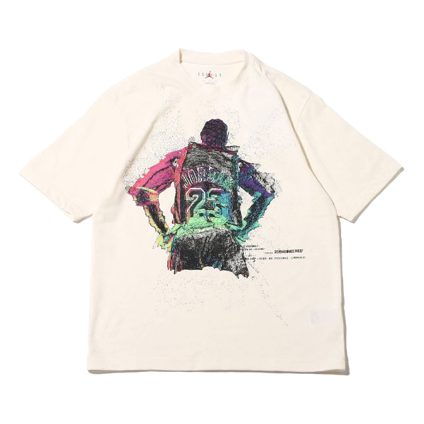 Air Jordan SS22 No. 23 Jordan Character Creamy T-Shirt 'White' DM1421-901