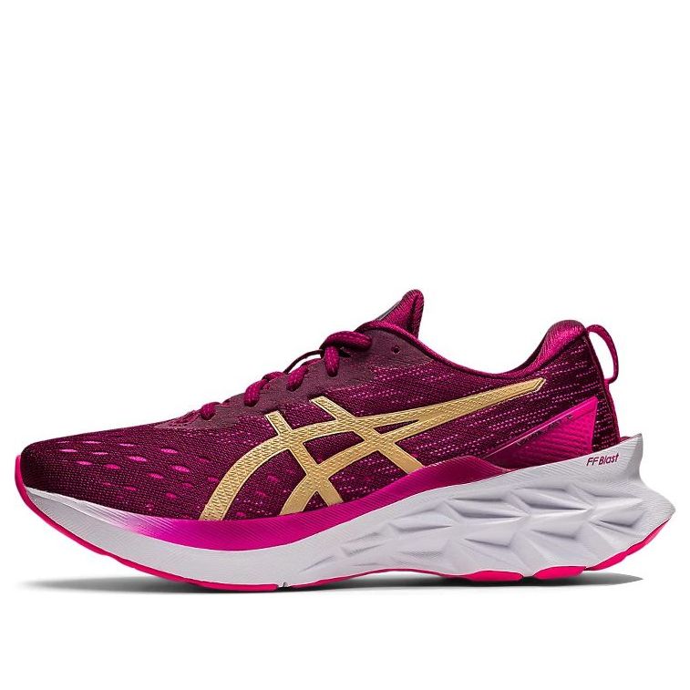 (WMNS) ASICS Novablast 2 'Burgundy Gold' 1012B049-600
