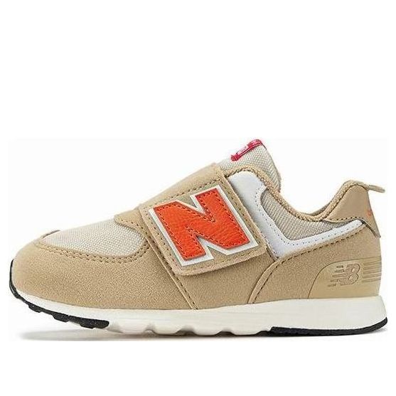 (TD) New Balance 574 Hook & Loop 'Brown Red White' NW574HBO