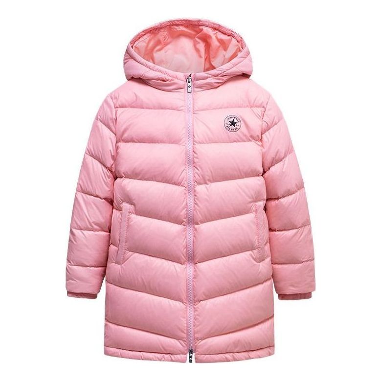 (PS) Converse Long Down Jacket Asia Sizing 'Pink Black' CV2242085GS-004