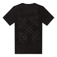Off-White Classic Pattern Minimalistic Short Sleeve Black OMAA038E181850021001BLACK