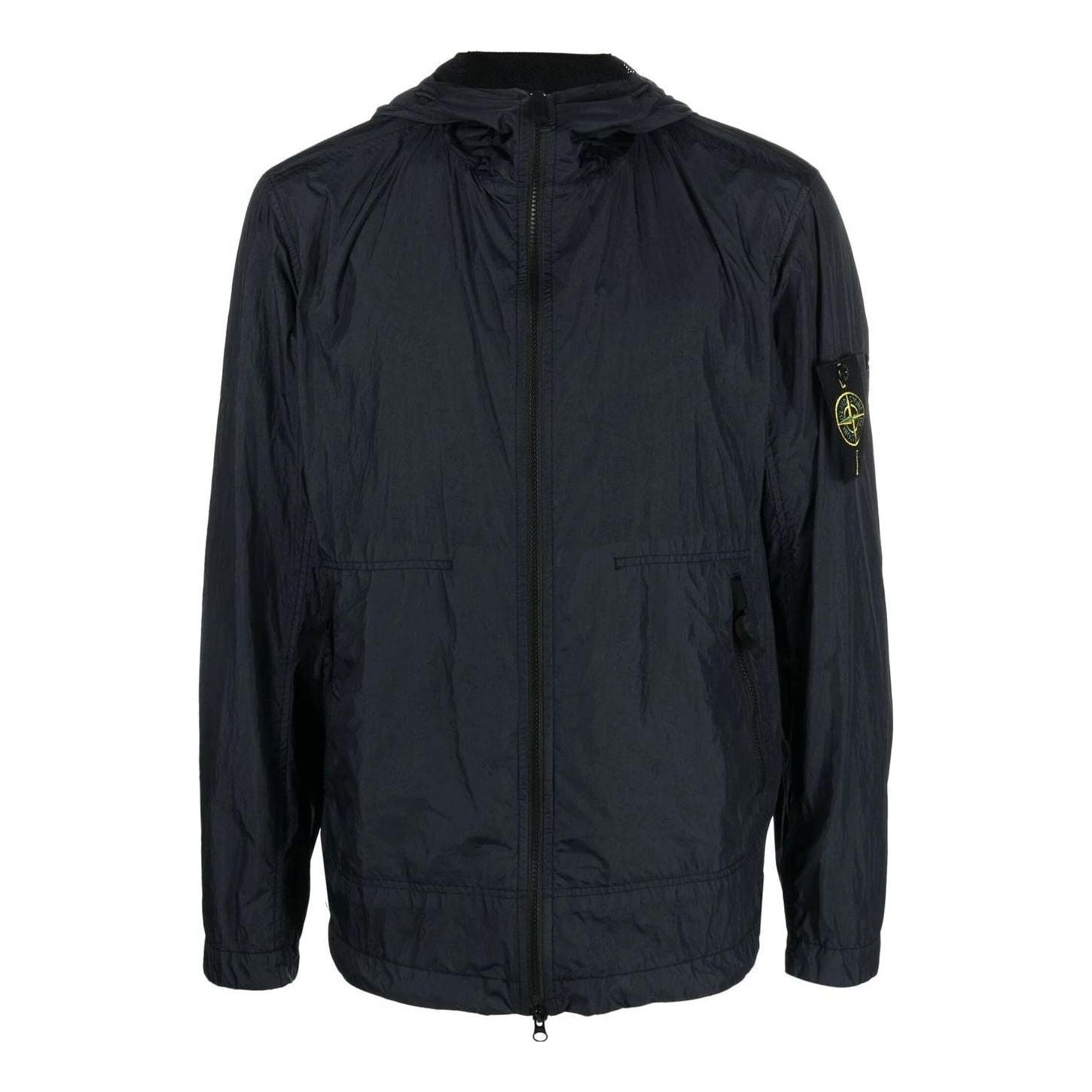 STONE ISLAND Crinkle Reps Hooded Jacket 'Navy' 781540522-V0020