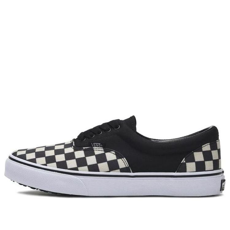 Vans Authentic Black White Grid Japanese Version Black And White 587211-0004