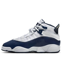 (GS) Air Jordan 6 Rings 'White Midnight Navy' 323419-124