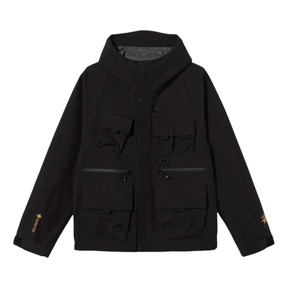 Stussy x GORE-TEX Unisex Zipper Hooded Jacket Black STUSSY-SS21-320