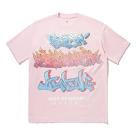 Li-Ning Keep On Rollin Graphic T-shirt 'Pink' AHSU207-3