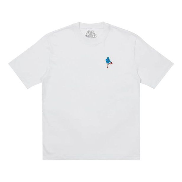 PALACE Handbag White Micro Mark Round Neck Short Sleeve Unisex P20TS015