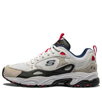 Skechers Stamina Running Shoes Grey/Red 999307-WGRD