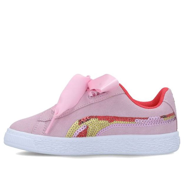 (PS) PUMA Suede Heart Trailblazer Sqn Casual Sneakers Pink 368954-01