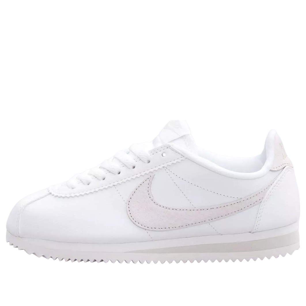 (WMNS) Nike Classic Cortez Premium 'White Grey' 905614-102