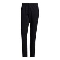Men's adidas Lacing Elastic Waistband Slim Fit Sports Pants/Trousers/Joggers Black H13798