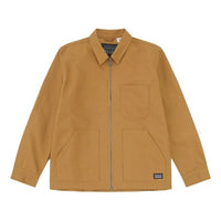 Men's Levis lapel Multiple Pockets Casual Jacket Khaki 28667-0001