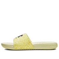 (WMNS) Under Armour Ansa Graphic Slide 'Lemon Ice' 3024436-304