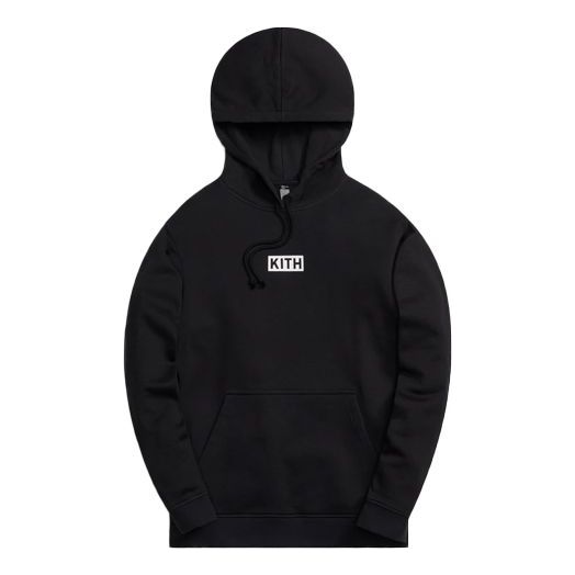 adidas x Kith Stripe Hoodie 'Black White' AAH47916