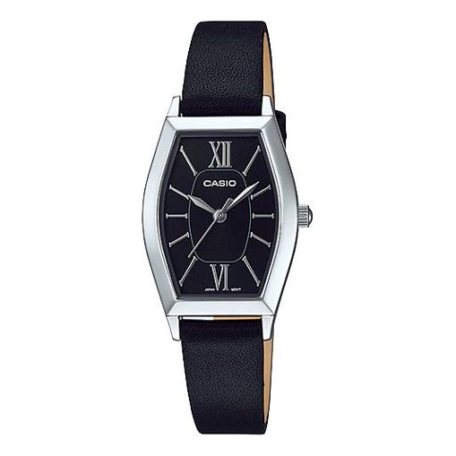 CASIO Female DRESS Japan / South Korea Fashion Black Analog LTP-E167L-1A