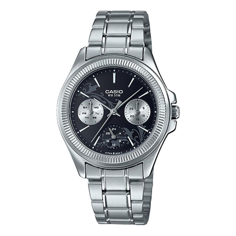 CASIO Quartz SilverBlack Analog LTP-2088D-1A22021
