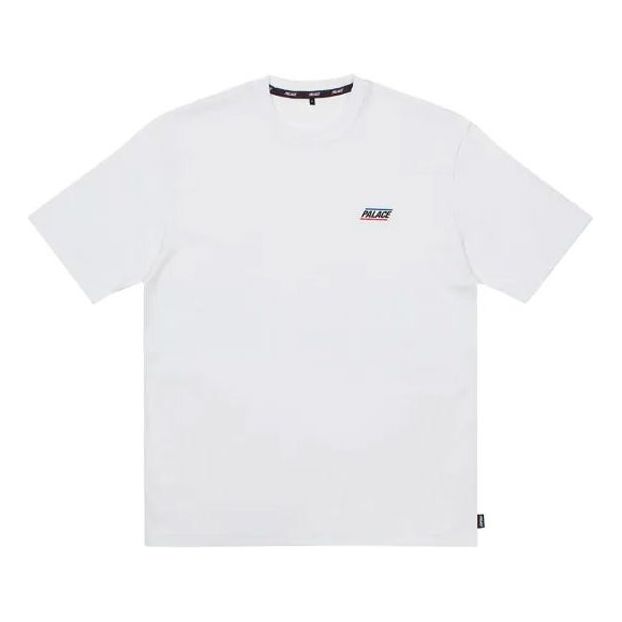 PALACE Unisex Logo Round-neck White P12TS054
