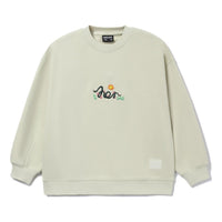(WMNS) Li-Ning BadFive Embroidered Logo Sweatshirt 'Beige' AWDR742-3