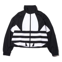 (WMNS) adidas originals Large Logo Track Jacket For Black FM2622