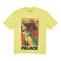 Men's PALACE Character Printing Short Sleeve Yellow P15TS107