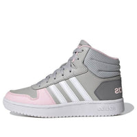 (GS) adidas Hoops 2.0 Mid 'Grey Pink' GZ7772