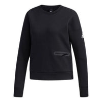 (WMNS) adidas Sports Stylish Pullover Black FN2317