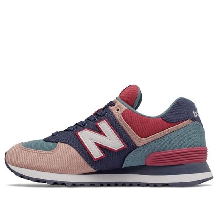 (WMNS) New Balance 574 Series Blue Pink Red WL574INA