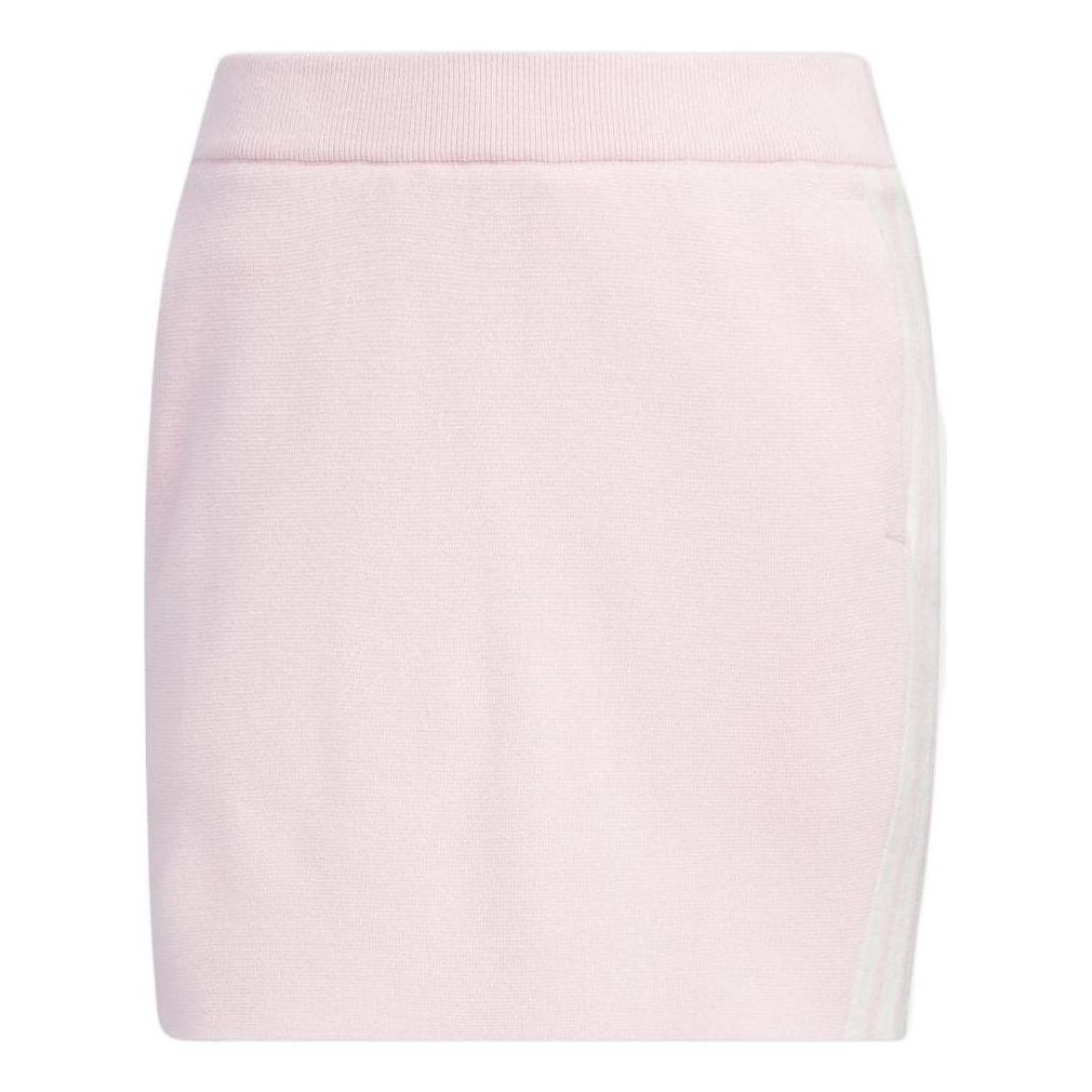 (WMNS) adidas 3-Stripes Knit Skirt Asia Sizing 'Pink' HG1272