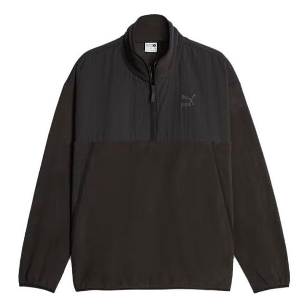 PUMA Classics Utility Half-Zip Jacket 'Black' 621349-01