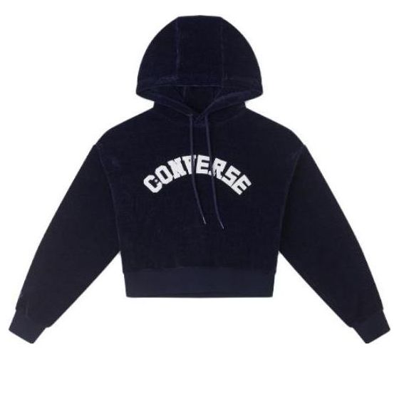 (WMNS) Converse Hoodie 'Dark Blue' 10026557-A02