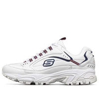 Skechers Stamina Low-Top Running Shoes White/Blue/Red 51917-WNVR