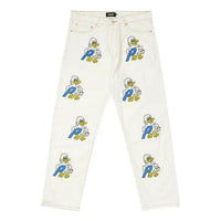 Palace FW22 Duck Print Jeans 'White' P23T027