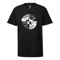 (WMNS) Converse Printing Short Sleeve Casual Round Neck Black 10020520001