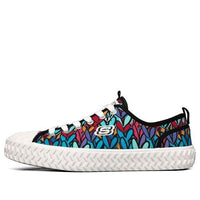 (WMNS) Skechers Street Trax 'Black Blue Red' 155510-BKMT