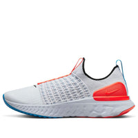 (WMNS) Nike React Phantom Run Flyknit 2 'Grey Bright Crimson' DV2179-001