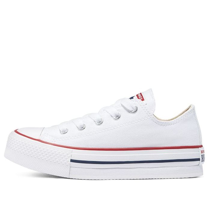 Converse Platform Chuck Taylor All Star Low Top 'White Red' 670893C