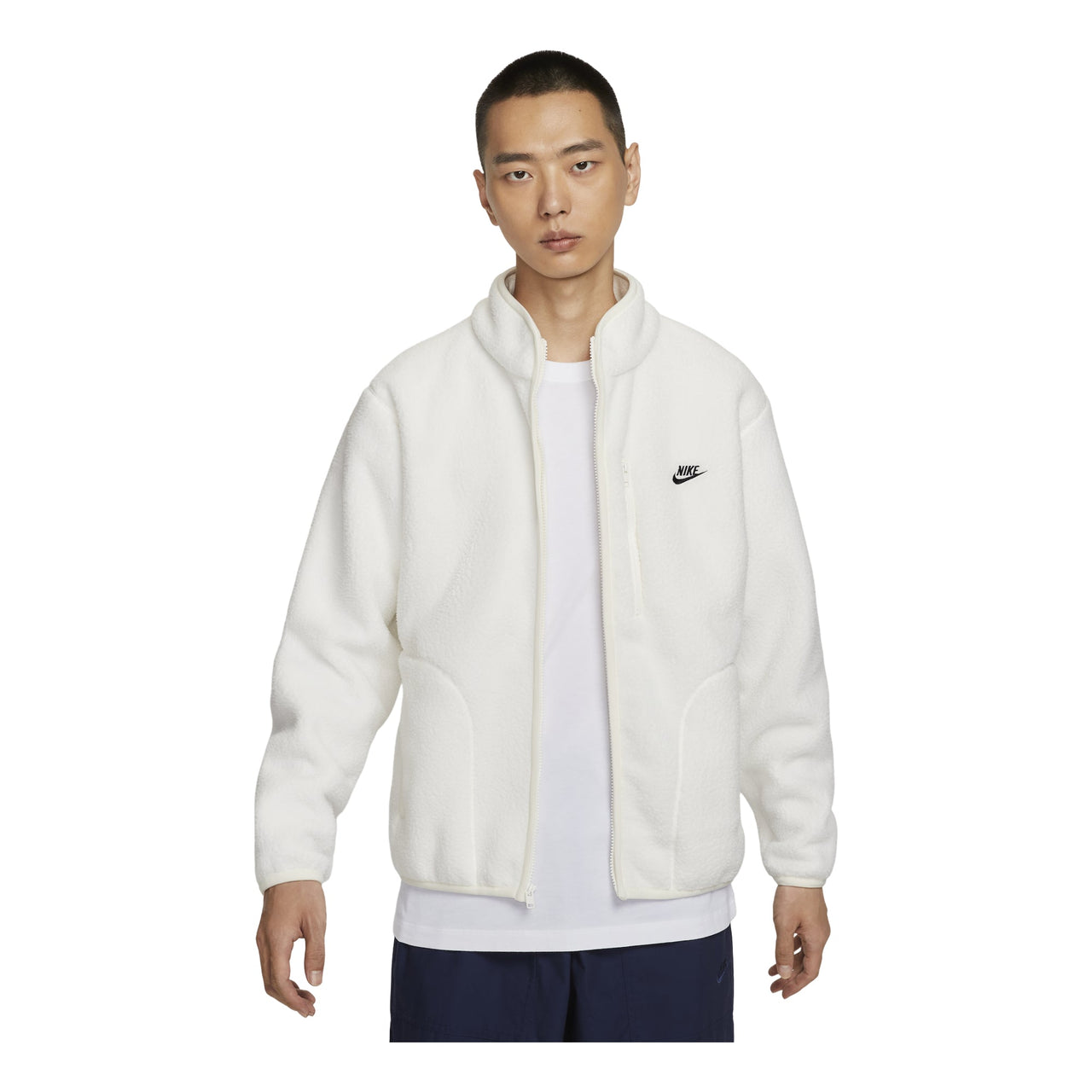 Nike Sportswear Club Fleece Jacket 'White' FZ0889-133