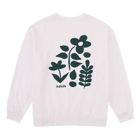 (WMNS) Levi's Printing Pattern T-Shirt 'Creamy White' 34898-0006