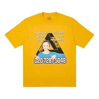 PALACE Bell Man Round Neck Short Sleeve Unisex Yellow P19TS008