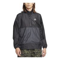 Men's Nike Solid Color Zipper Long Sleeves Jacket Black DN3954-045