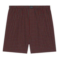 Balenciaga Micro Tartan-Print Boxer Short 'Red' 6584004A8B76464